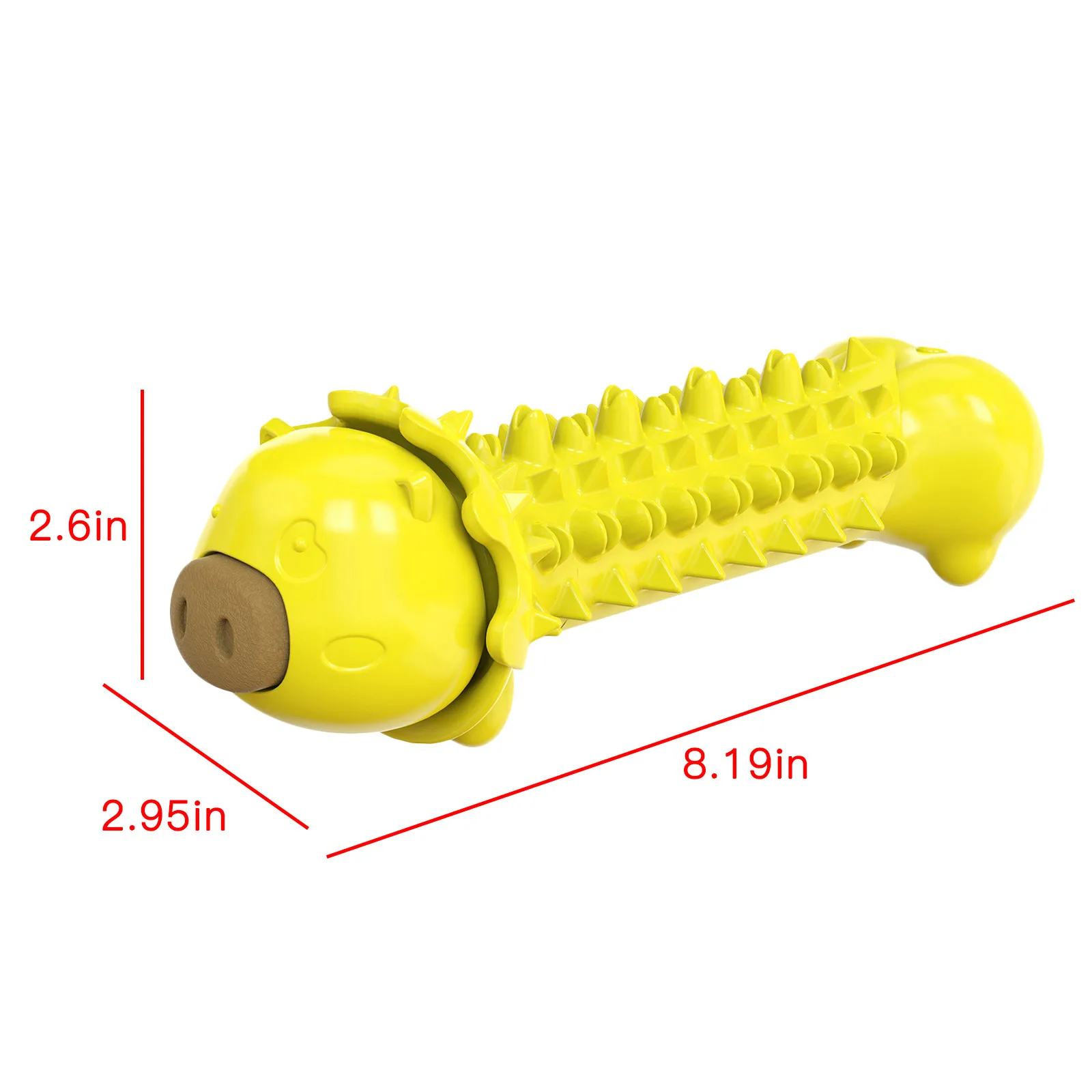 

Rubber Dog Chews Toys Dog Toothbrush Teeth Cleaning Toy Dog Pet Toothbrushes Brushing Stick Pet Dog Supplies Puppy Popular Toys