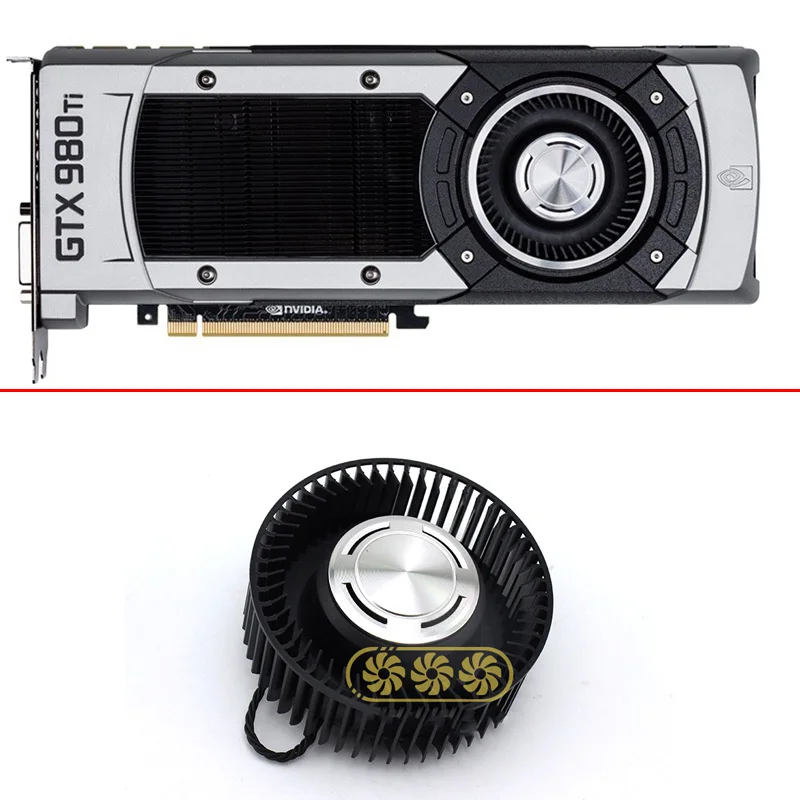 Вентилятор для графического процессора MSI GeForce GTX 980Ti Founders Edition 4 контакта 12