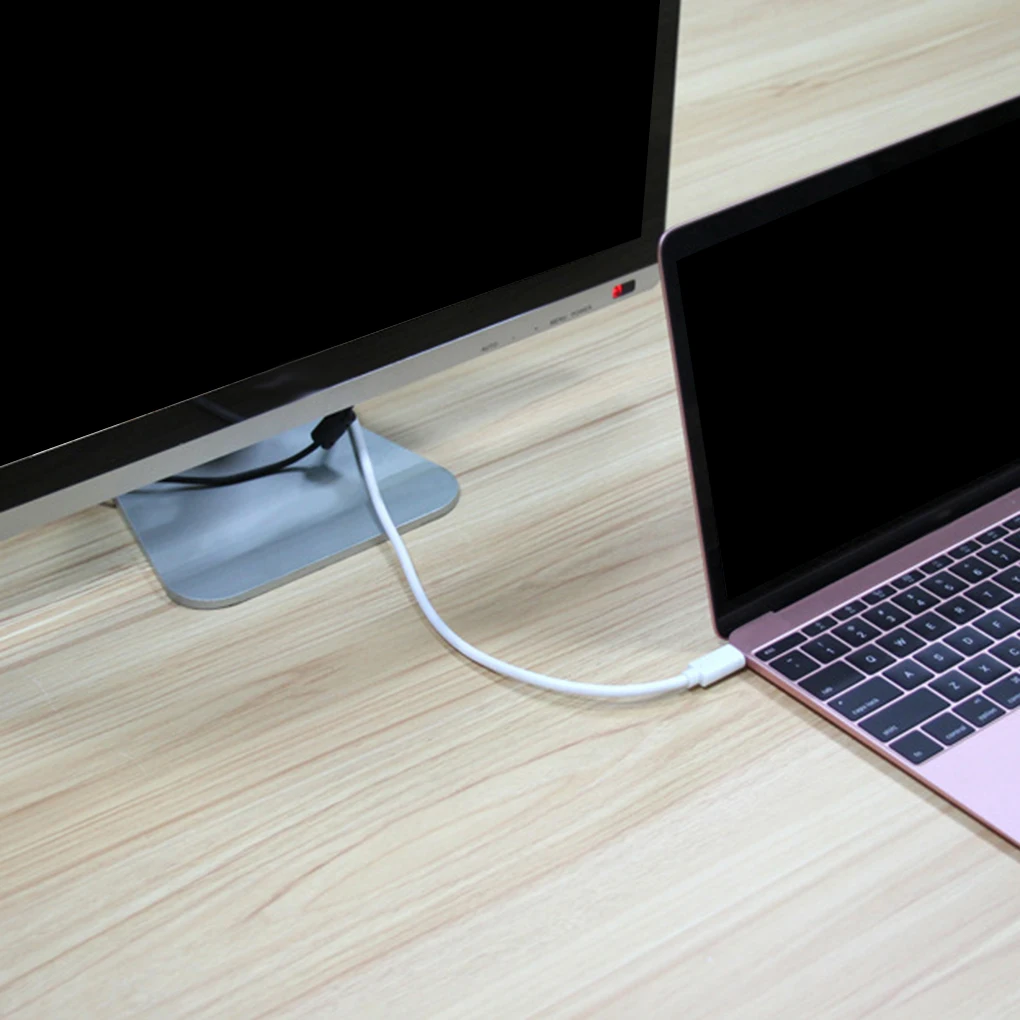Портативный кабель типа C HD адаптер HDMI конвертер 4K x 2K HDTV Plug Play для MacBook|Адаптеры