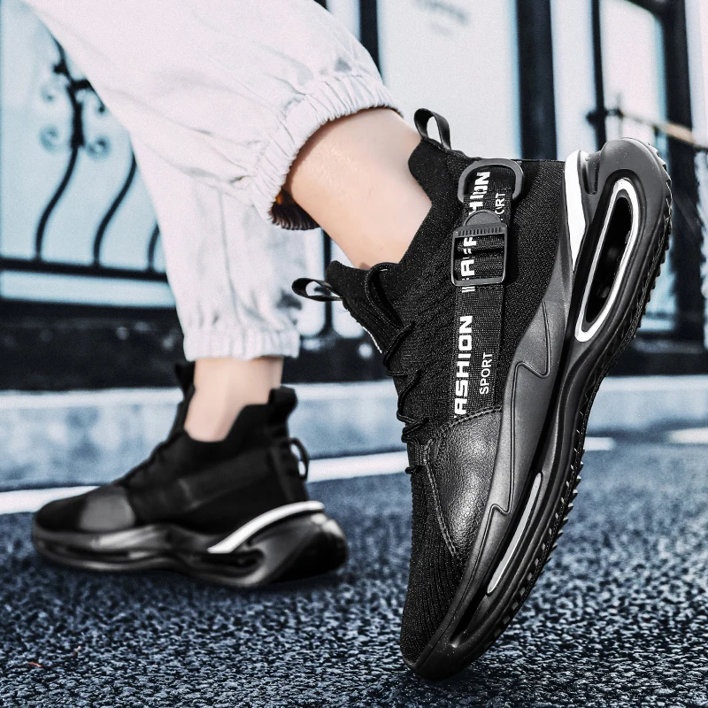 

2021 New Men's Xia Fei Woven Casual Sports Shoes Breathable Mesh Running Shoes Running Shoes