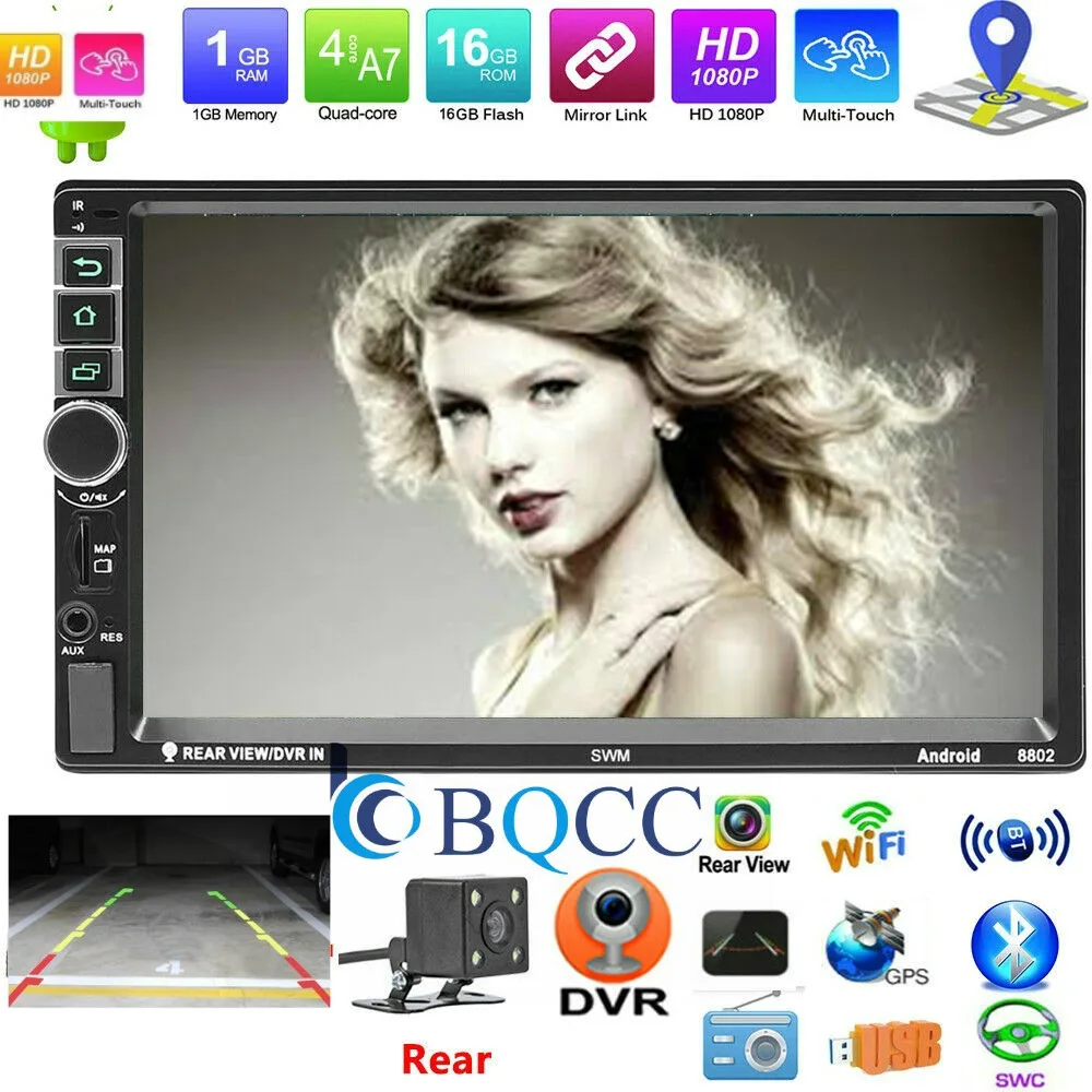 Android Автомагнитола 2 Din Авторадио gps навигация 2din универсальный мультимедийный