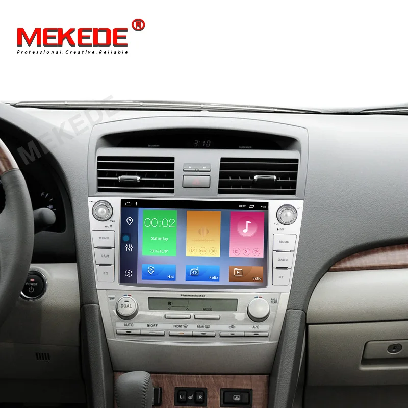 Автомобильный мультимедийный плеер MEKEDE DSP 2Din для Toyota Camry 7 40 50 2006 2011 dvd gps радио