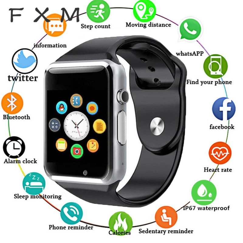 Relogio feminino часы Мужская Bluetooth Смарт Uhr спортивные шаги mit SIM Kamera Для Android смартфона