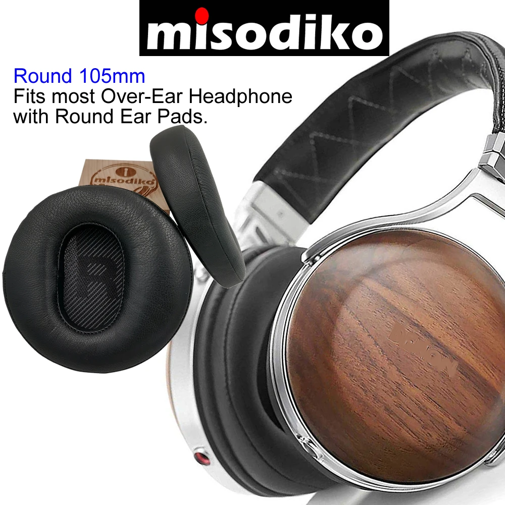 

misodiko [Lambskin Leather] Headphones Replacement Ear Pads Cushions for Denon AH-D7200 AH-D9200 AH-D5200 AH-D5000 AH-D7000