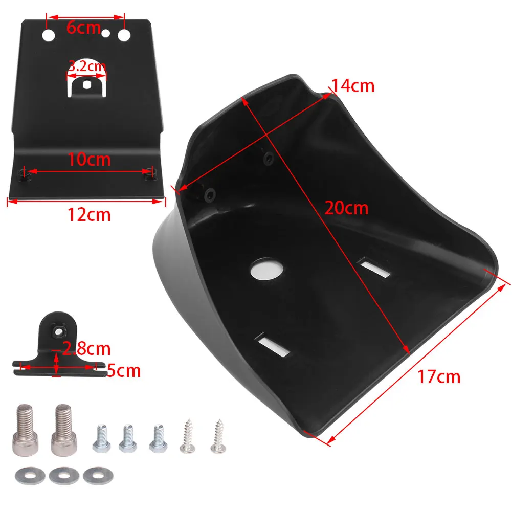

Motorcycle Black Front Bottom Spoiler Mudguard Air Dam Chin Fairing Cover ABS For Harley Sportster XL Iron 883 1200 Models