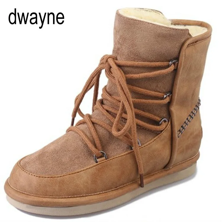 Женские зимние сапоги из натуральной кожи теплые водонепроницаемые шерсти