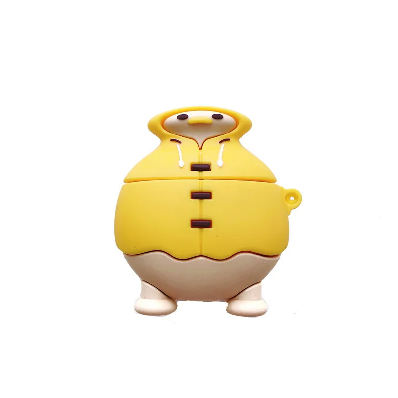 

Silicone Case for Airpods 1 2 3 Cute Bluetooth Earphone Case for Airpod Pro Cover for Air Pods Pro with Keychain Sweater Duck