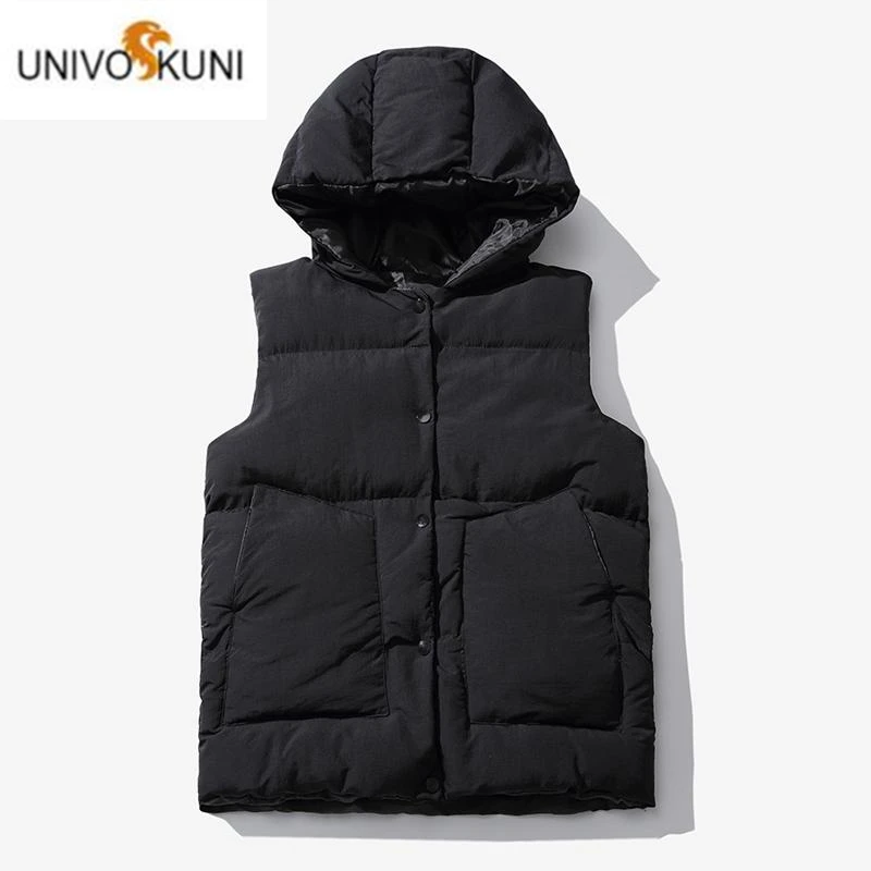 Новинка 2019 весенне осенняя мужская куртка без рукавов модный теплый мужской