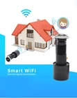 1,8 мм объектив рыбий глаз Tuya Smart звездного неба, 1080p дверного глазка Ip Камера Cctv Крытый Onvif P2p Миниатюрный Мини Пуля Ip веб-камера ворота