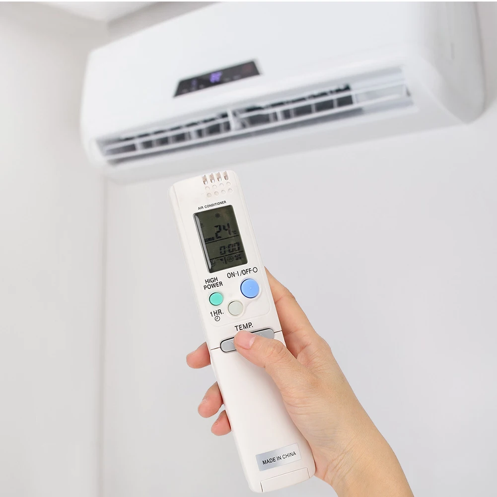 

ABS Durable White Air Conditioner Controller Remote Control Accessory for Sanyo RCS-4MVPS4EX without Battery