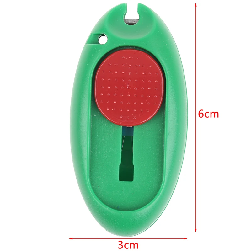 

1pc Random Color Needle Threader With Thread Cutter For Needlework Accessories