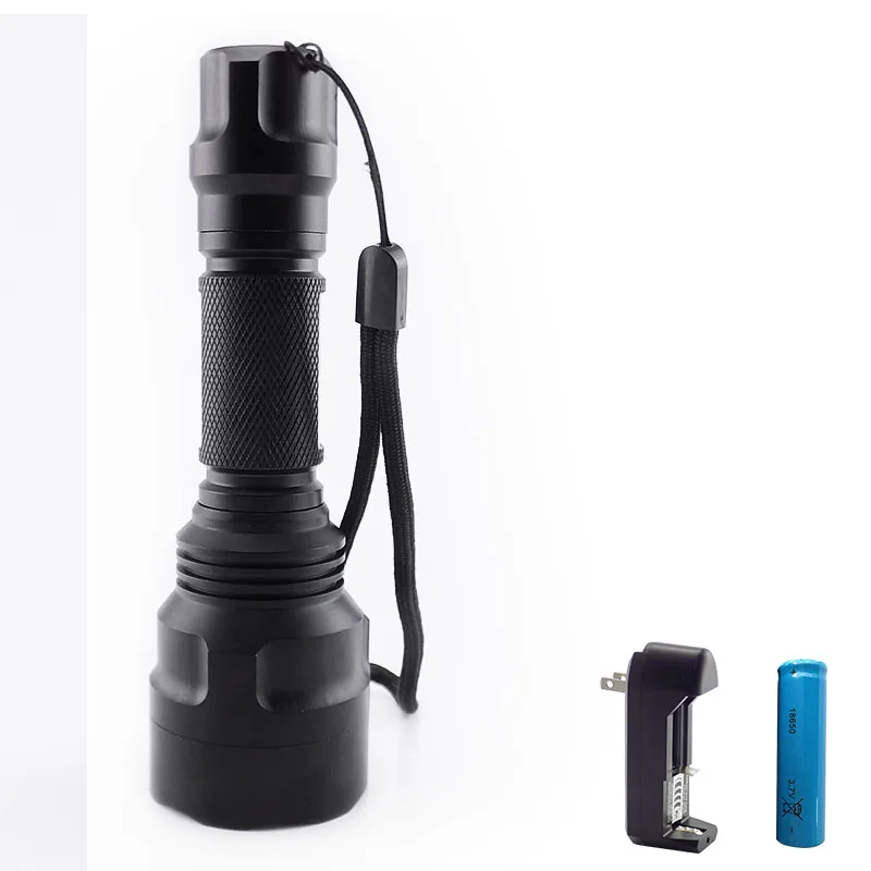 Мощный светодиодный фонарик XM T6 тактический фонарь перезаряжаемый аккумулятор