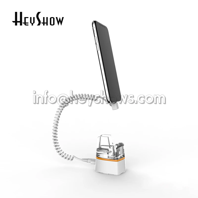 10PCS Mobile Phone Security Display Stand Phone Burglar Alarm System Cellphone Anti Theft Device Holder For Apple,Huawei,Samsung