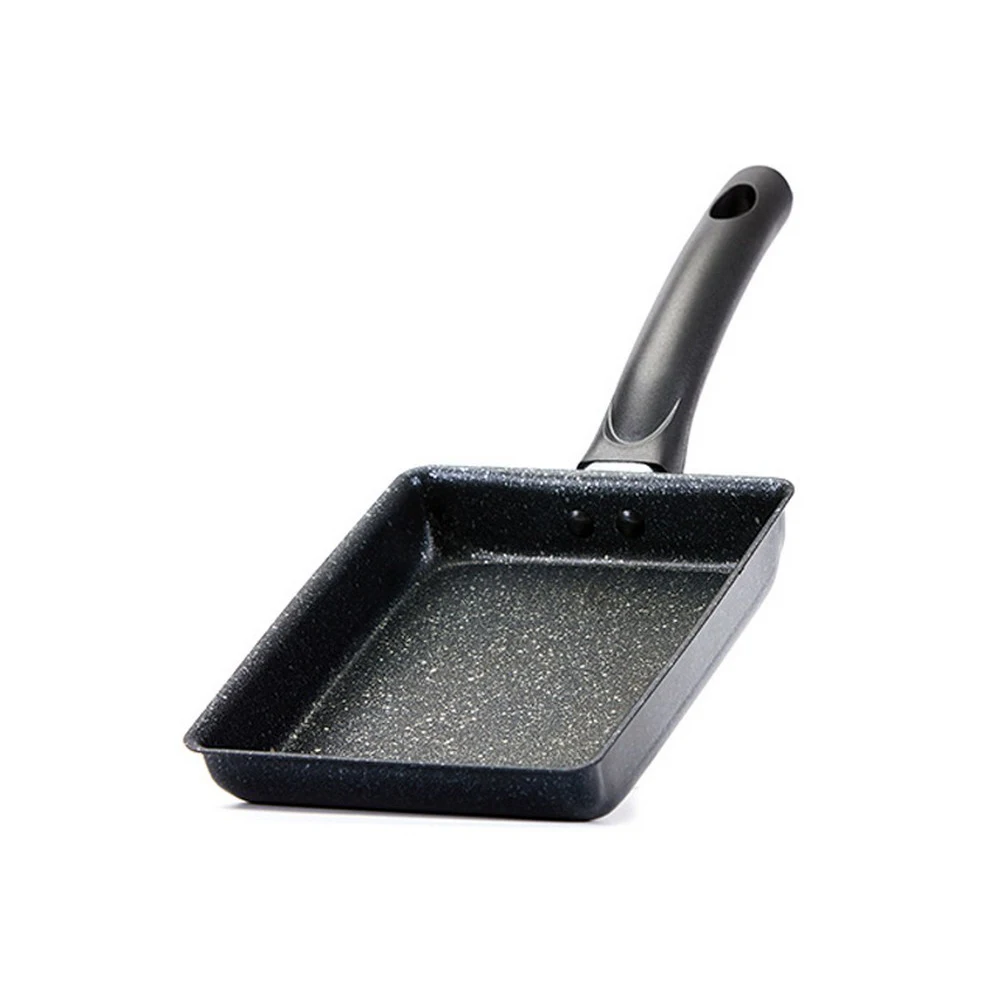 

Fried Eggs Pans Non-Stick Frying Pan Coating Heat Resistant Handle Safe Cooking Pan Japanese Style Square Mini Breakfast Pot
