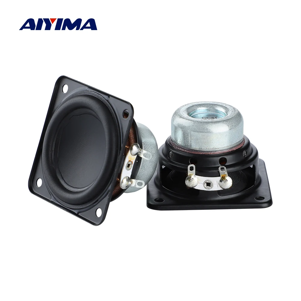 2 дюймовый Полнодиапазонный аудиодинамик AIYIMA 48 мм 4 Ом 15 Вт Hifi стерео громкий