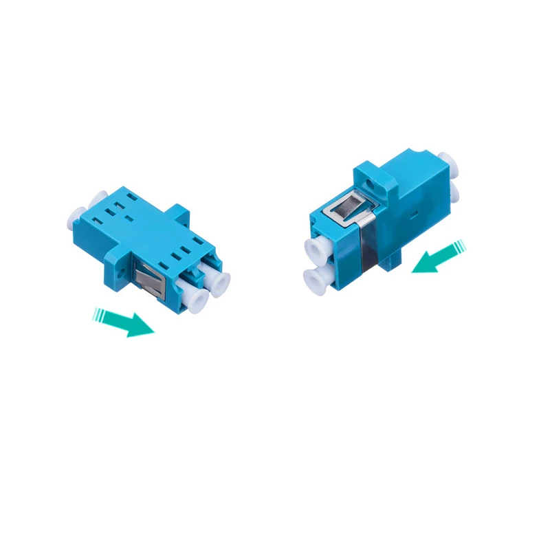 

100PCs LC-LC Duplex Adapter Fiber Flange Coupler LC Optical Optic Connector