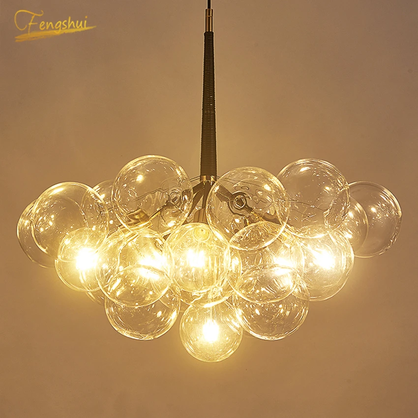 

Modern LED Glass Molecular Lamp Pendant Lamp Lighting Hanging Lamp Kitchen Fixtures Dining Pendant Lights Hotel Lobby Restaurant