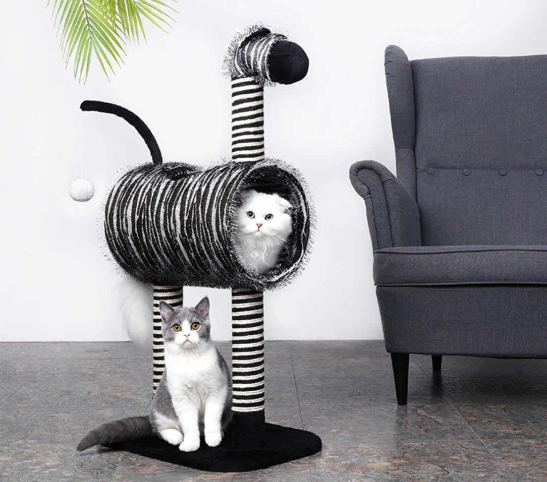 

Cat climbing frame cat litter sisal cat scratching board with litter cat toy