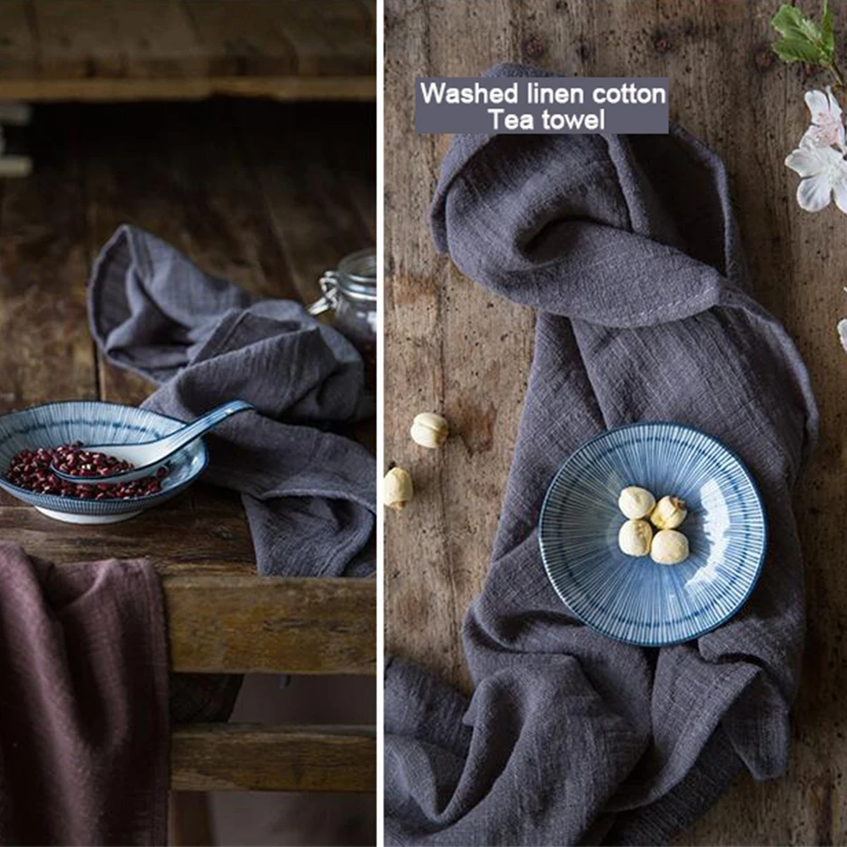 Хлопчатобумажные салфетки Стиль многоразовые Скатерть Коврик для стола Кухня