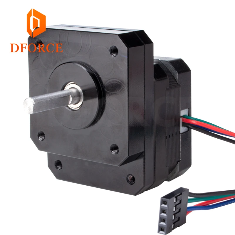 

DFORCENema 17 Geared Stepper Motor 3:1 Deceleration stepping motor for Prusa I3 MK3S Extruder Change 3:1 gear ratio
