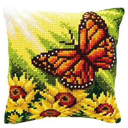 Солнцезащитный цветок защелка крюк подушки наборы лесной стиль вышитые ремесла