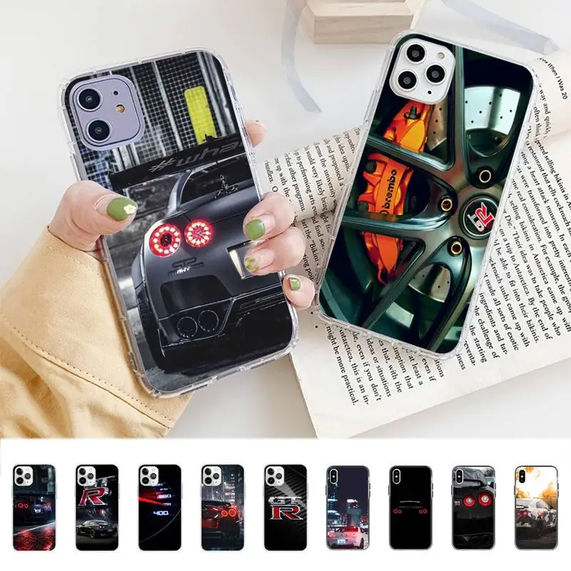 

GTR Car Cool Phone Case for iphone 13 8 7 6 6S Plus X 5S SE 2020 XR 11 12 pro XS MAX