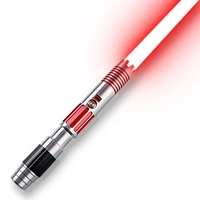 lgt damiensaber lightsaber sensitive smooth swing light sabers with 12 colors changing 9 sound fonts heavy dueling training