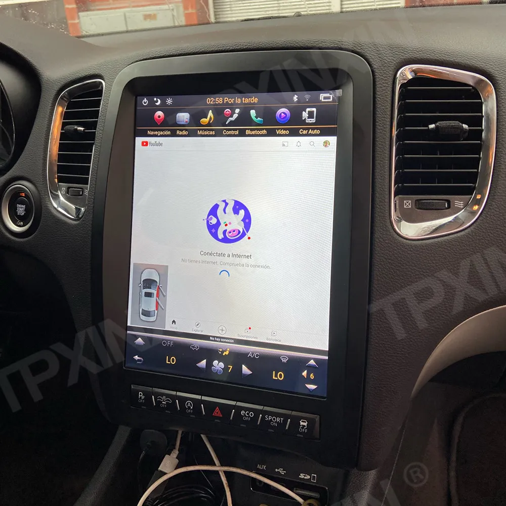 12 1 дюймовый Tesla style для Dodge Durango 2010-2020 Android мультимедийный автомобильный