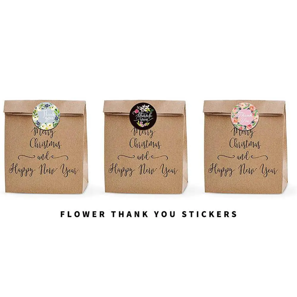 

High quality thanks to sealing sticker envelope decoration sticker label 1 roll 500 sheets