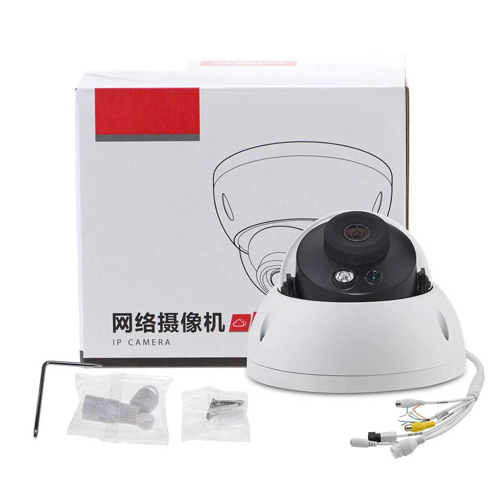 Сетевой видеорегистратор Dahua IPC HDBW4631R AS 6MP IP Камера POE IK10 IP67 Audio In/уменьшение зума и