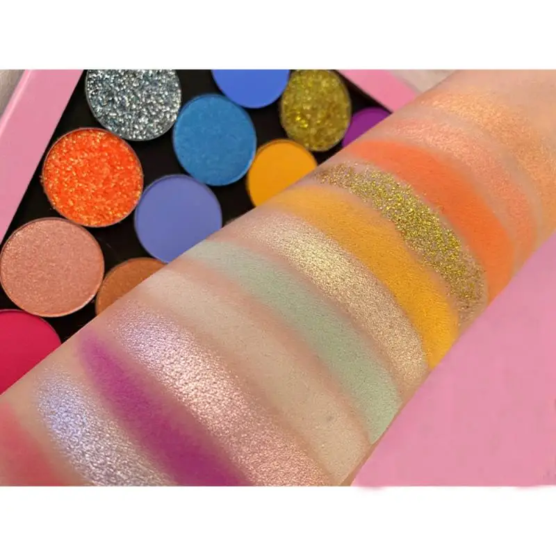 

24 Colors Women Eye Shadow Pallete Pearlescent Matte Eye Shadow Waterproof Easy Color Eye Shadow Pigment Powder Makeup TSLM1