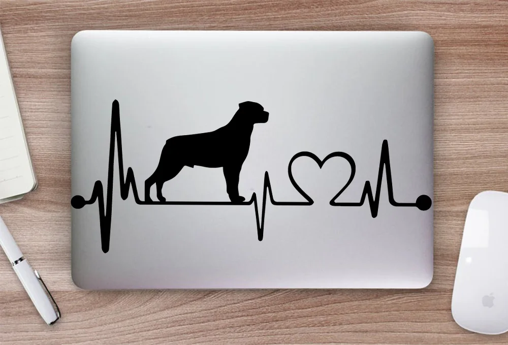 

Симпатичная собака, наклейка для ноутбука, наклейки для ноутбука, ПВХ Виниловая наклейка, украшение для ноутбука