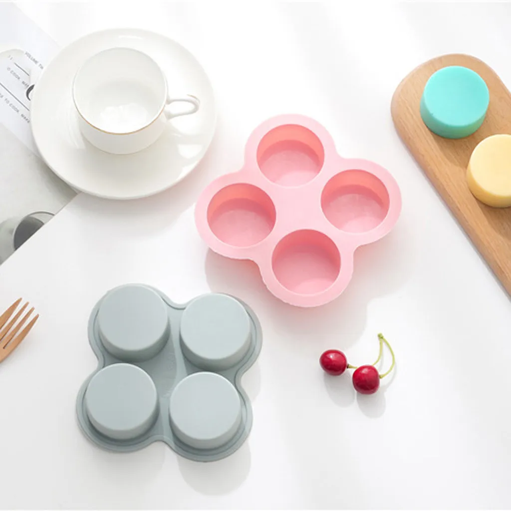 Многофункциональная силиконовая форма для мыла DIY 4 сетки силиконовые формы для мыла ручной аппарат для создания мыла квадратные формы средство, мыло для изготовления
