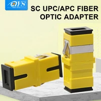 200pcs singlemode sc optical fiber adapter optical flange simplex connector coupler ftth