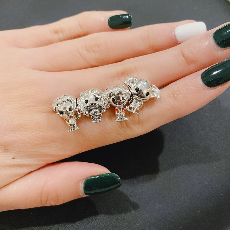 Новое поступление 2021 искусственные Серебряные подвесные бусины-шармы подходят