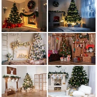 christmas theme photography background fireplace christmas tree children portrait backdrops for photo studio props 21710 chm 07