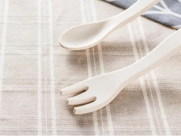 Детская посуда из натурального бамбукового волокна 5 шт. для детей Мультяшные