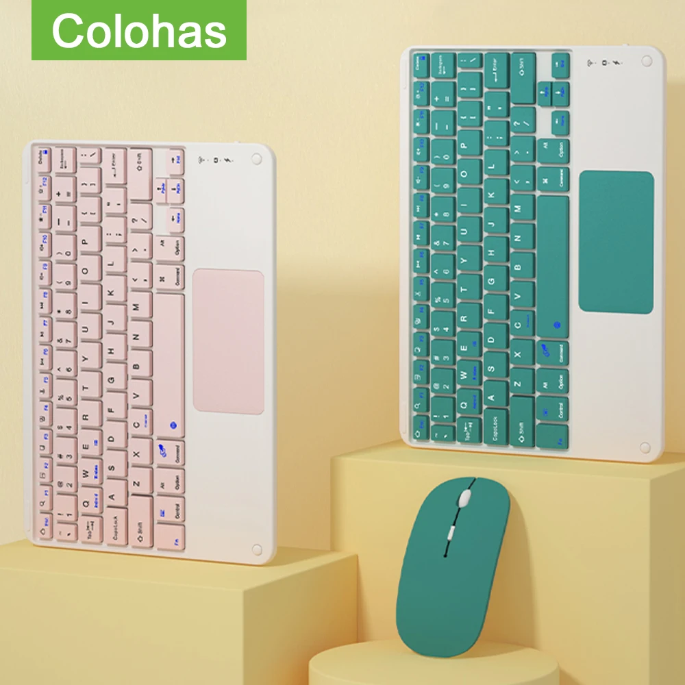 Bluetooth-совместимая клавиатура для iPad с сенсорной панелью 10-дюймовая планшета Air4 3 2