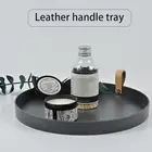 Настольный лоток для хранения, нордические украшения тарелок, органайзер для косметики, декоративный поднос для гостиной, кухни, поднос для закусок, тарелка для фруктов