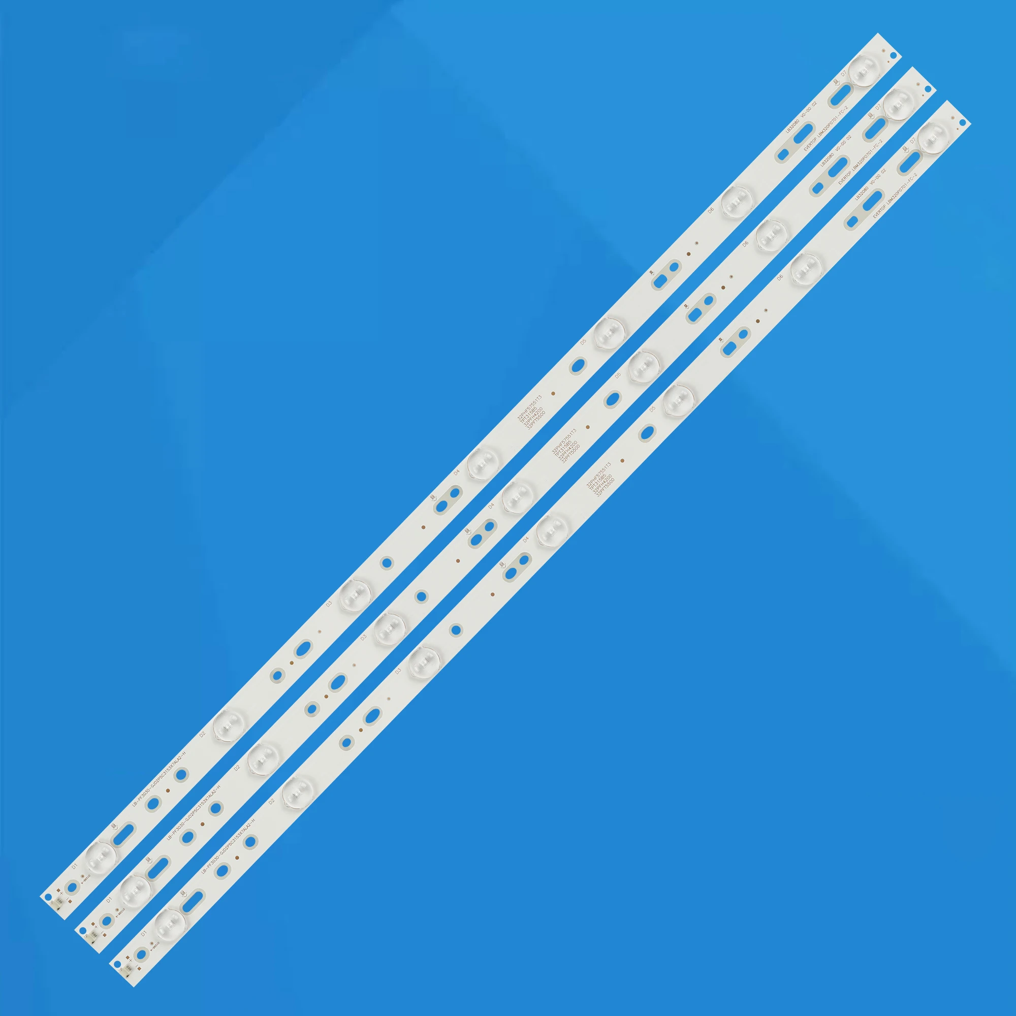 3 шт. светодиодный полоски 7 s GJ 2K15 D2P5 315 D307 V1 LBM320P0701 FC 2 для Philip 32 &quot32PFT5500 32PFH4200 32PHF5755/T3