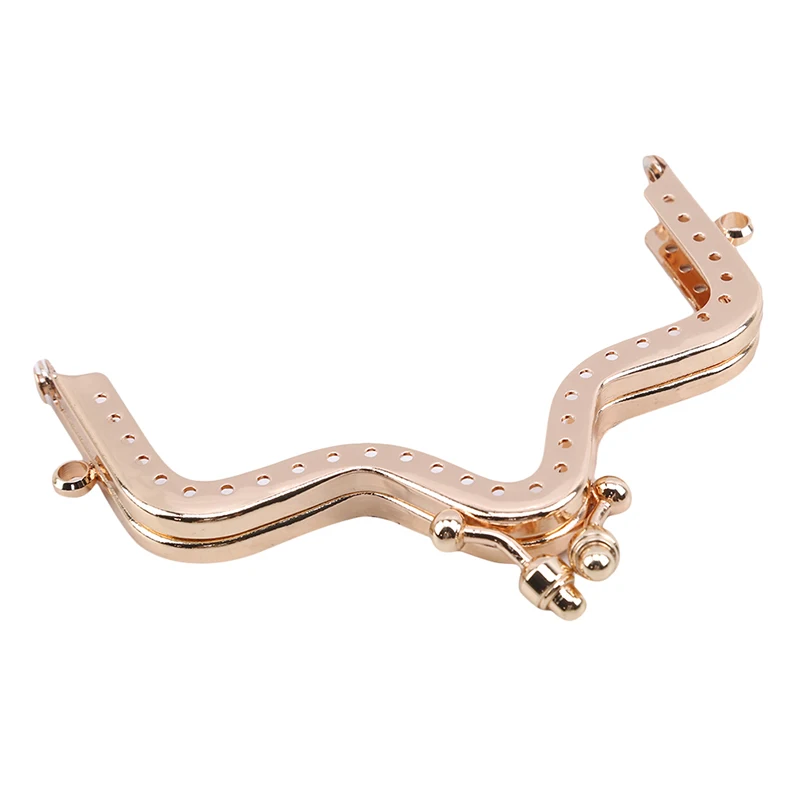 Золотой серебряный цвет металлический кошелек рамка ручная работа ткань сделай