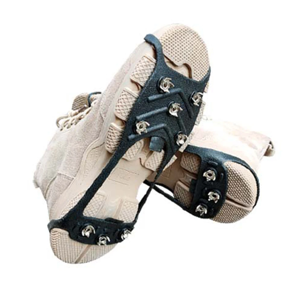 

8-Tooth Ice Non Slip Snow Shoe Spikes Grips Cleats Crampons Winter Climbing Safety Tool Anti Slip Shoes Cover Outdoor Crampones