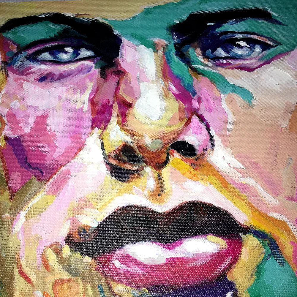 Произведения искусства Человек Уход за кожей лица Ручная роспись абстрактная