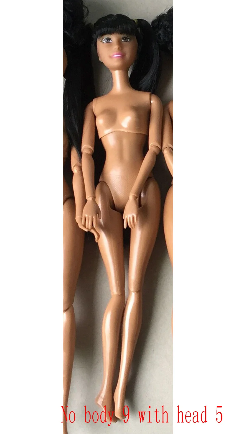 No 9 body with head5 29 см кукла обнаженное тело суставы обнаженное туловище для куклы 11,12, 16 шарнирная Подвижная кукла тело для 1/6 Кукла тело для девочек игрушки - Цвет: No 9 body with head5