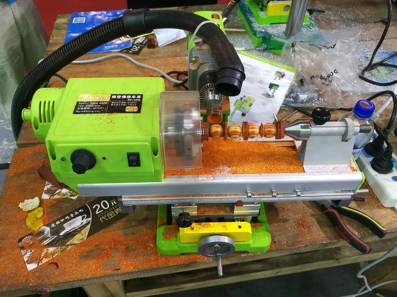 Бусина Мяч токарный станок бисер делая машину маленький DIY деревообрабатывающая скамейка сверла микро-полированный баррель