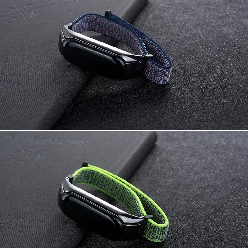 AKGLEADER для Xiaomi Mi Band 6/5/4/3/2 нейлоновый браслет спортивный ремешок часов XIAOMI MI 3 2