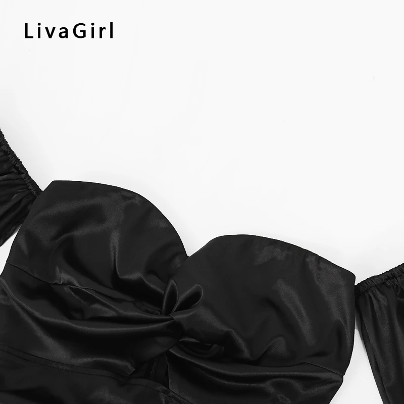 Однотонное платье с пышными рукавами и открытой спиной vestido сексуальное мини для