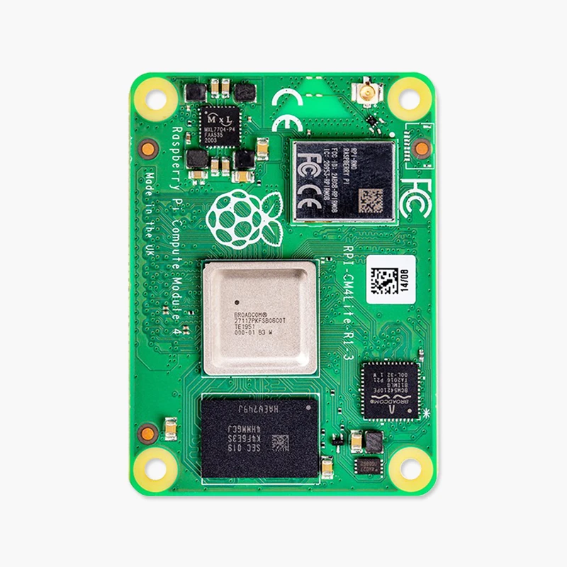 Модуль компьютера Raspberry Pi 4 CM4 2 Гб ОЗУ eMMC Lite/8/16/32 ГБ см плата ввода-вывода Wi-Fi и Bluetooth