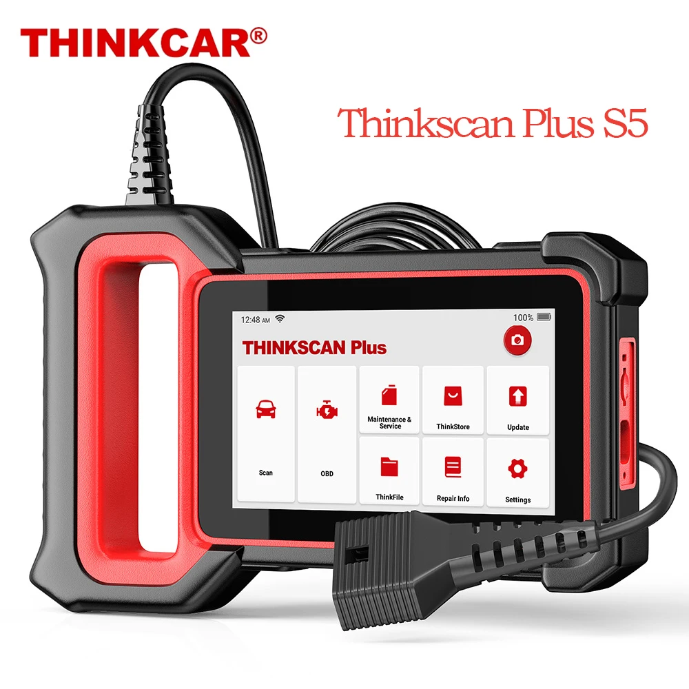

Диагностический инструмент THINKCAR Thinkscan Plus S5 OBD2 4 система двигателя ABS SRS Трансмиссия OBDII Автосканер бесплатное обновление PK CRP123i