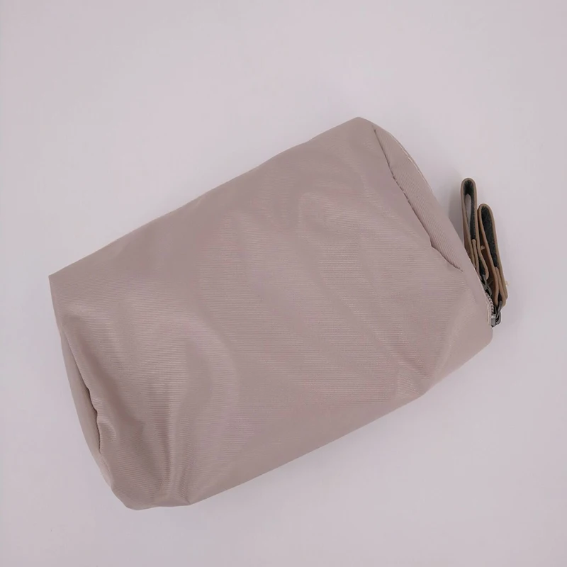 GrayPink 1 шт., однотонная косметичка, корейский стиль, женская косметичка, сумочка, косметичка, сумка для туалетных принадлежностей, водонепроницаемый чехол-органайзер для макияжа - Цвет: GrayPink